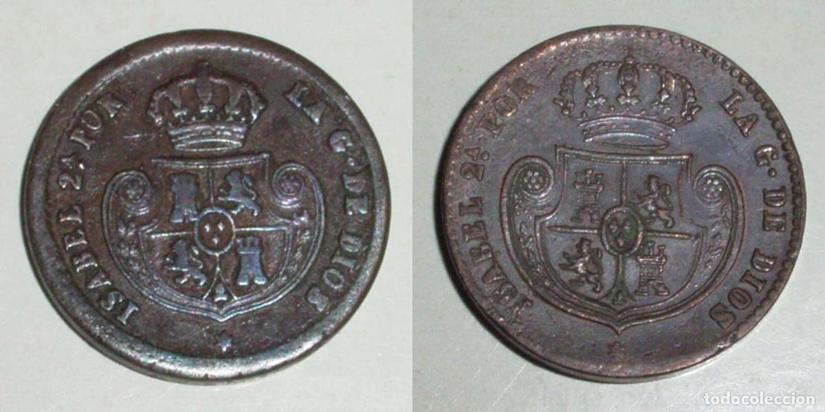 Monedas de Espa&ntilde;a: D&eacute;cima de Real 1853 Segovia