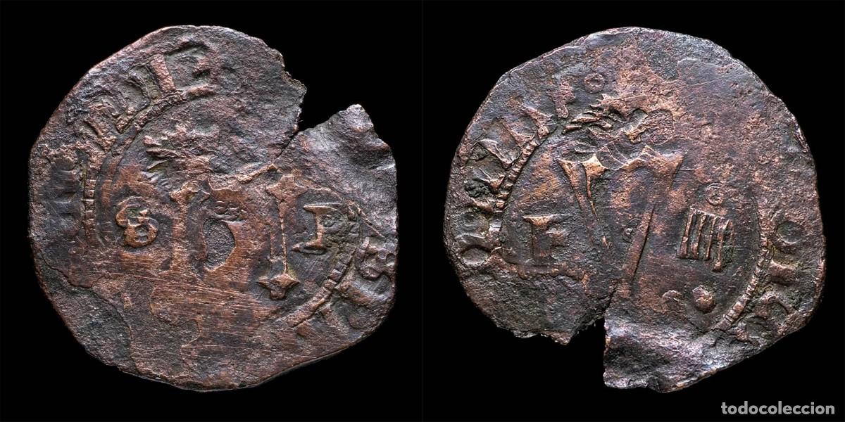 Monedas de Espa&ntilde;a: 4 Maraved&iacute;s Joana and Charles, Santo Domingo Mint - 28 mm / 2.97 gr.