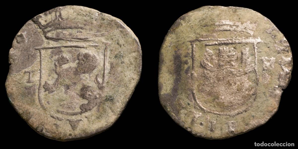 Monedas de Espa&ntilde;a: Cuartillo Philips II (8 1/2 Maravedis), Toledo Mint M -23 mm / 2.66 gr.