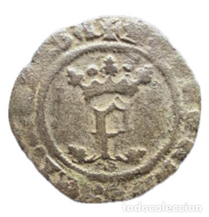 Monedas de Espa&ntilde;a: Reyes Cat&oacute;licos. Fernando e Isabel (1474-1504). Blanca. Burgos.