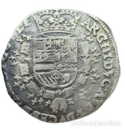 Monedas de Espa&ntilde;a: Pa&iacute;ses Bajos Espa&ntilde;oles &middot; Alberto e Isabel &middot; 1/4 de Patag&oacute;n Brujas.
