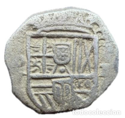 Monedas de Espa&ntilde;a: Felipe III (1598-1621). 1 real. s/f. Sevilla. Muy Escasa