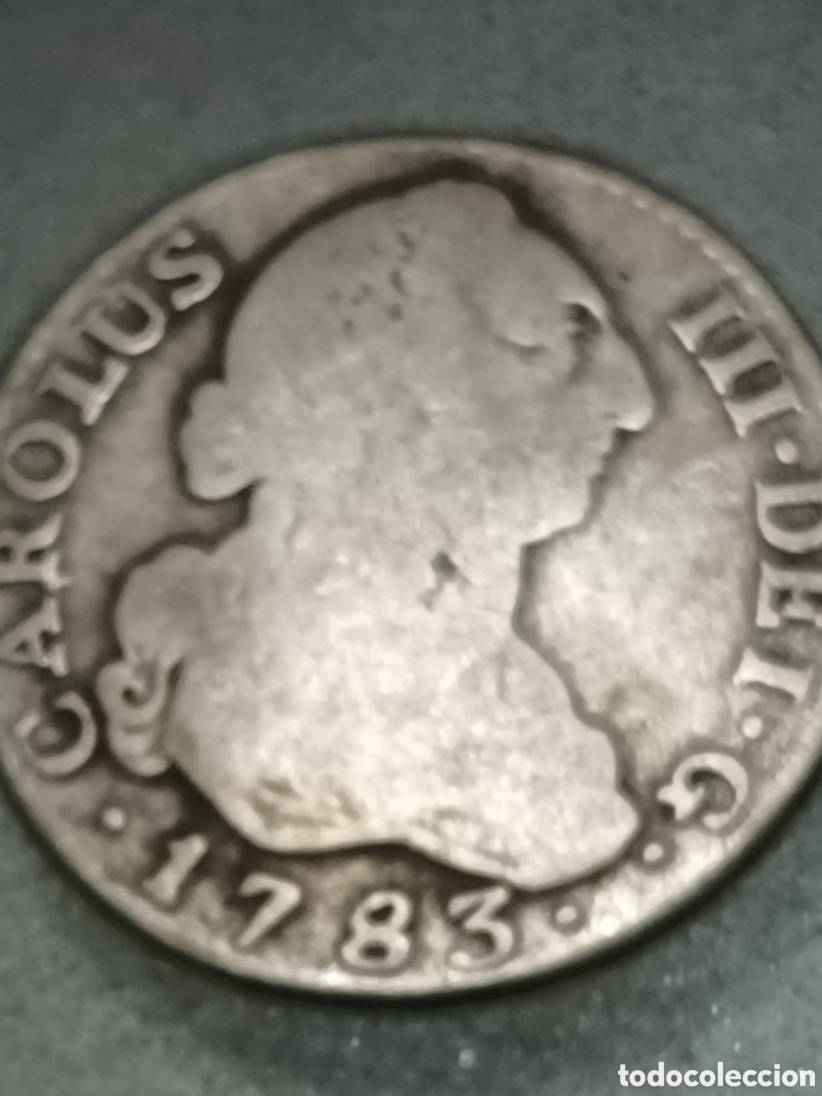 Monedas de Espa&ntilde;a: MONEDA DE 2 REALES DE PLATA CARLOS III A&Ntilde;O 1783