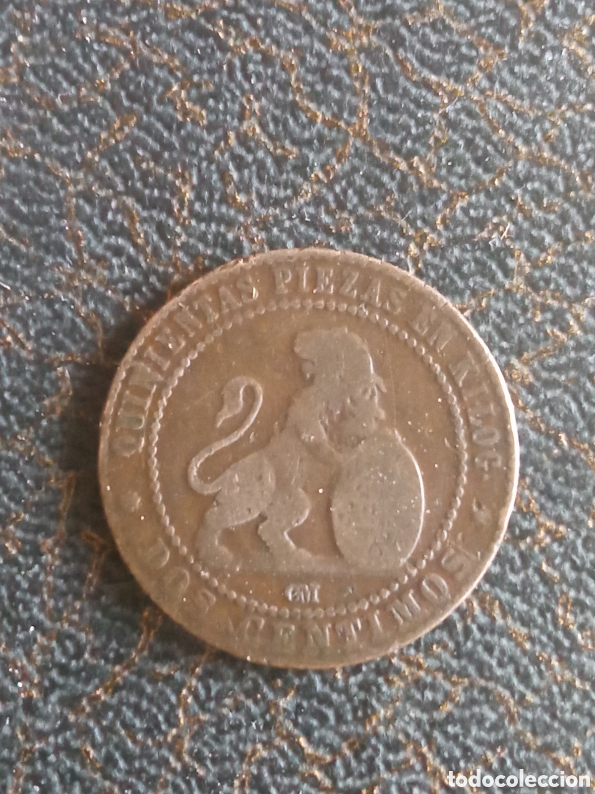 Monedas de Espa&ntilde;a: Moneda de 2 c&eacute;ntimos de 1870 de Espa&ntilde;a