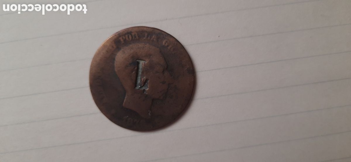 Monedas de Espa&ntilde;a: Moneda Alfonso XIII con resello L