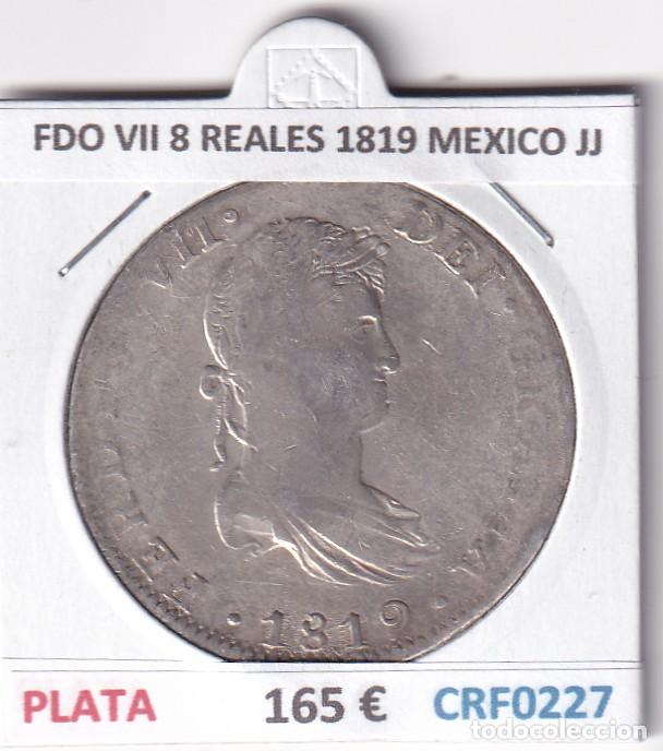 Monedas de Espa&ntilde;a: CRF0227 MONEDA ESPA&Ntilde;A FERNANDO VII 8 REALES 1819 MEXICO JJ PLATA