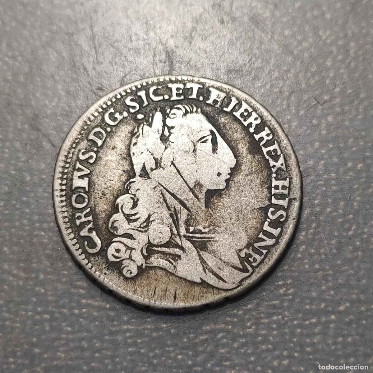 Monedas de Espa&ntilde;a: IMPERIO ESPA&Ntilde;OL SICILIA PALERMO CARLOS III BORBON 4 TARI 1735