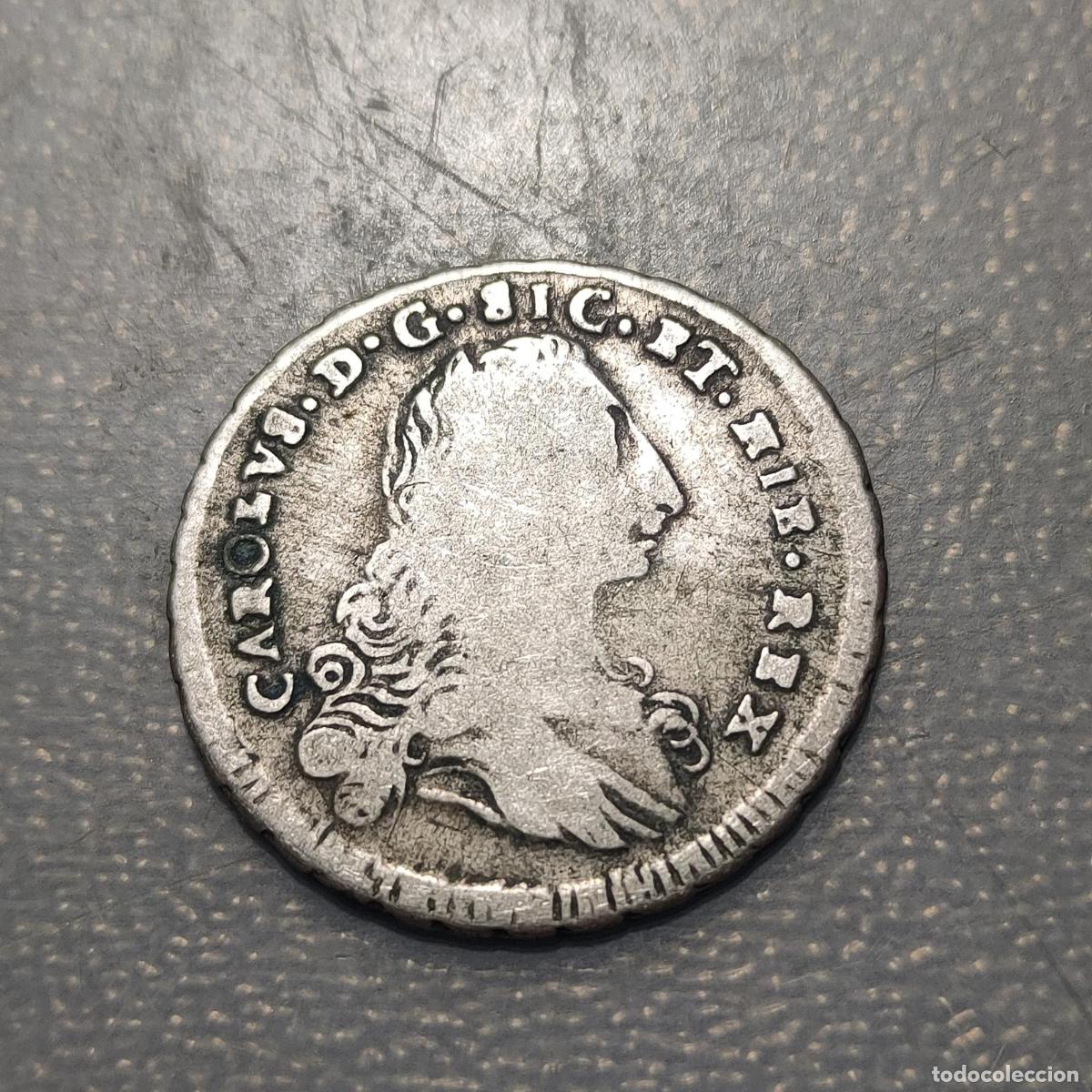 Monedas de Espa&ntilde;a: IMPERIO ESPA&Ntilde;OL SICILIA PALERMO CARLOS III BORBON 4 TARI 1755 ESCASA