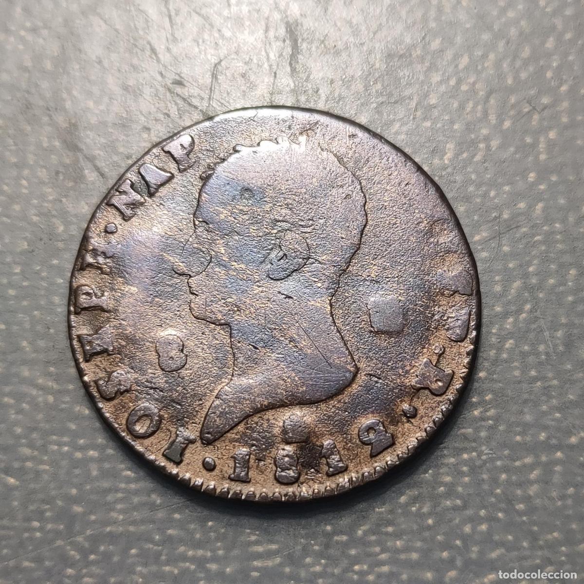 Monedas de Espa&ntilde;a: ESPA&Ntilde;A SEGOVIA JOSE NAPOLEON 8 MARAVEDIS 1812