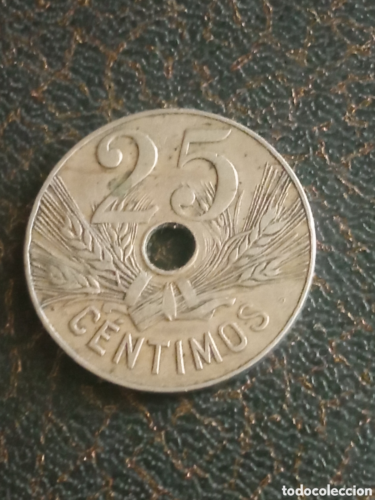 Monedas de Espa&ntilde;a: Moneda de 25 c&eacute;ntimos de 1927 de Espa&ntilde;a