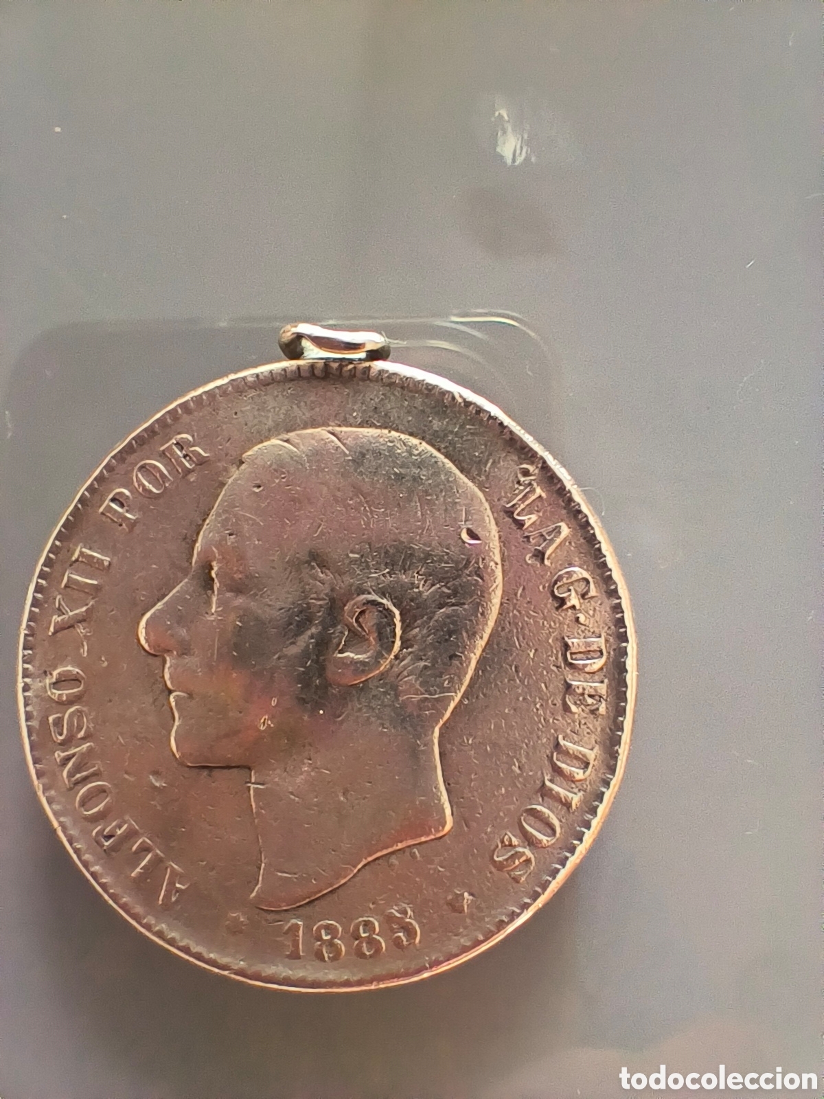 Monedas de Espa&ntilde;a: Moneda de 5 ptas de Alfonso XII - Foto 1