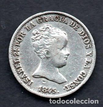 Monedas de Espa&ntilde;a: ISABEL II - 1 REAL de PLATA - 1845 MADRID