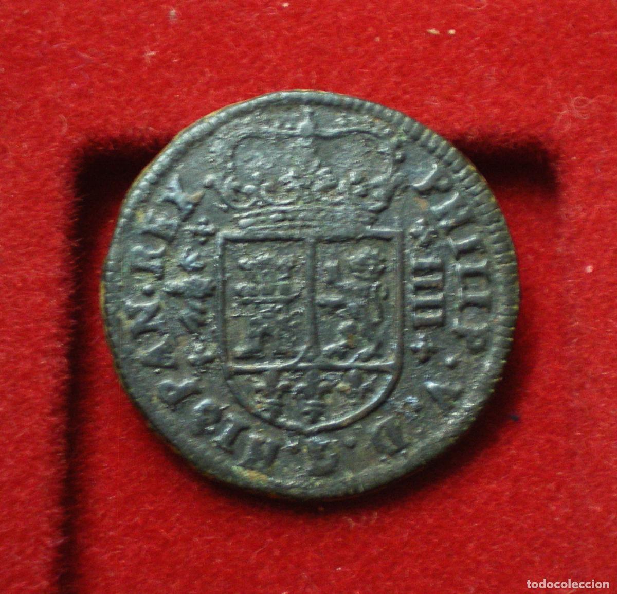 Monedas de Espa&ntilde;a: FELIPE V - VALENCIA - 4 MARAVEDIS 1719