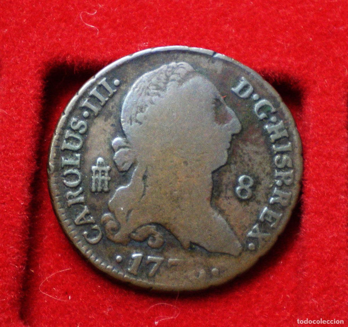 Monedas de Espa&ntilde;a: CARLOS III - 8 MARAVEDIS 1778