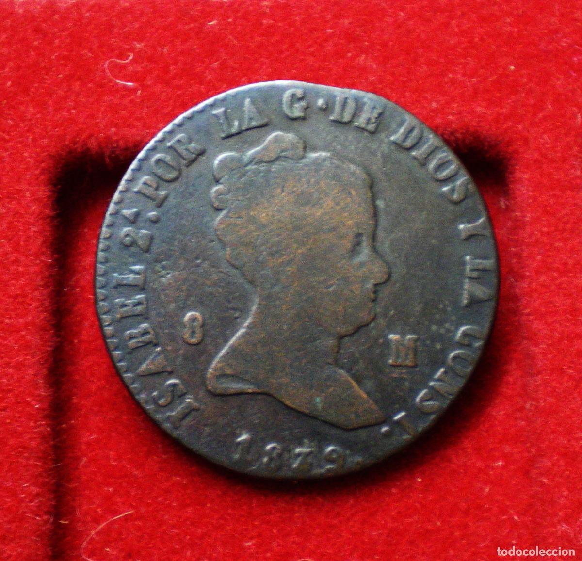 Monedas de Espa&ntilde;a: ISABEL II - 8 MARAVEDIS 1839 JUBIA