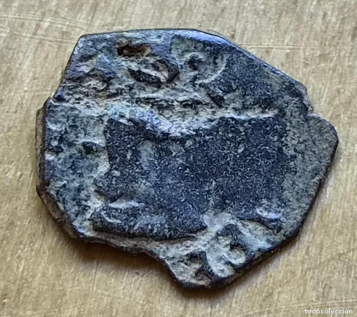 Monedas de Espa&ntilde;a: Felipe IV. Sevilla? 4 maravedis a martillo. 1661 - Foto 2
