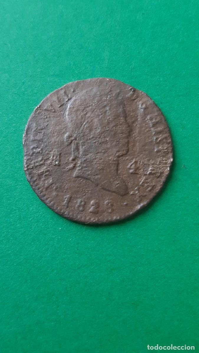 M&uuml;nzen von Spanien: (FERNANDO VII)(1828) 4 MARAVEDIS SEGOVIA