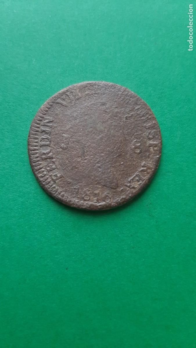 M&uuml;nzen von Spanien: (FERNANDO VII)(1816) 8 MARAVEDIS JUBIA