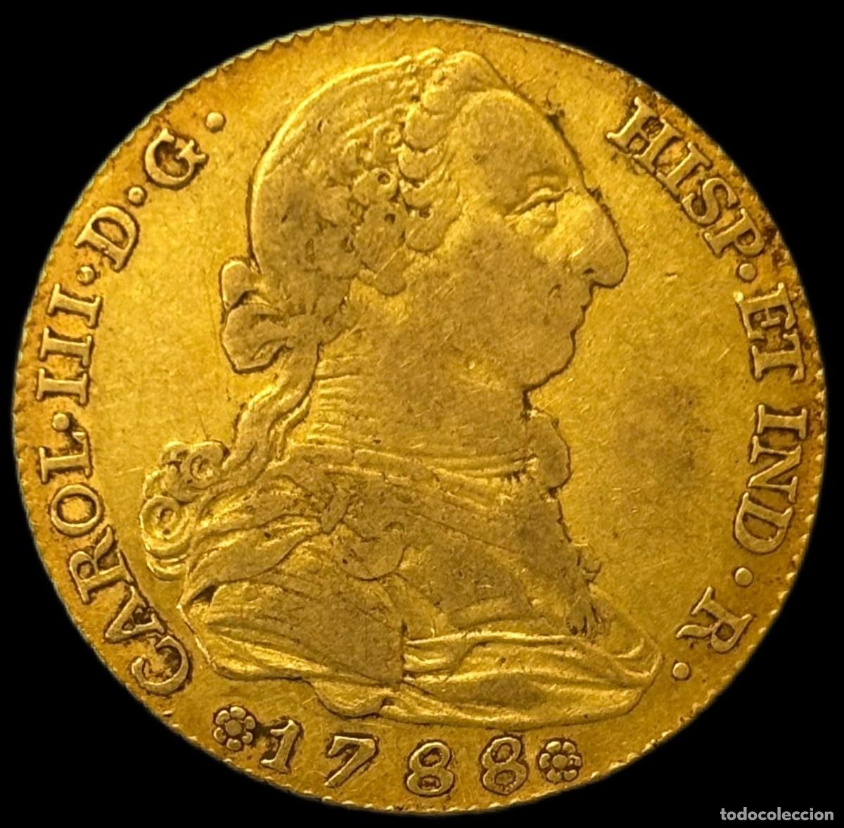 Monedas de Espa&ntilde;a: 4 Escudos Carlos III Madrid