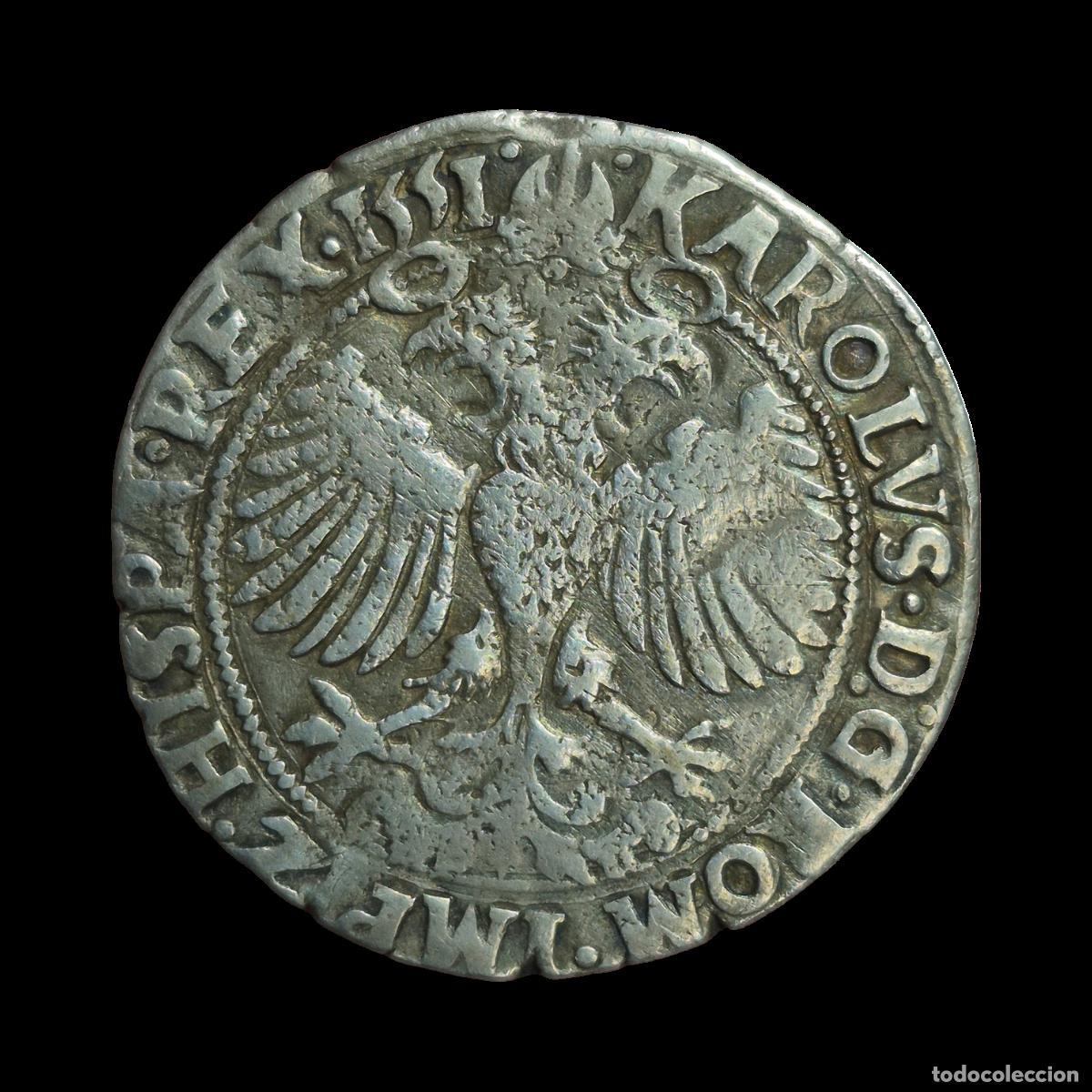 Monedas de Espa&ntilde;a: NT/ CARLOS I 4 PATARDS 1551 AMBERES (E1030)