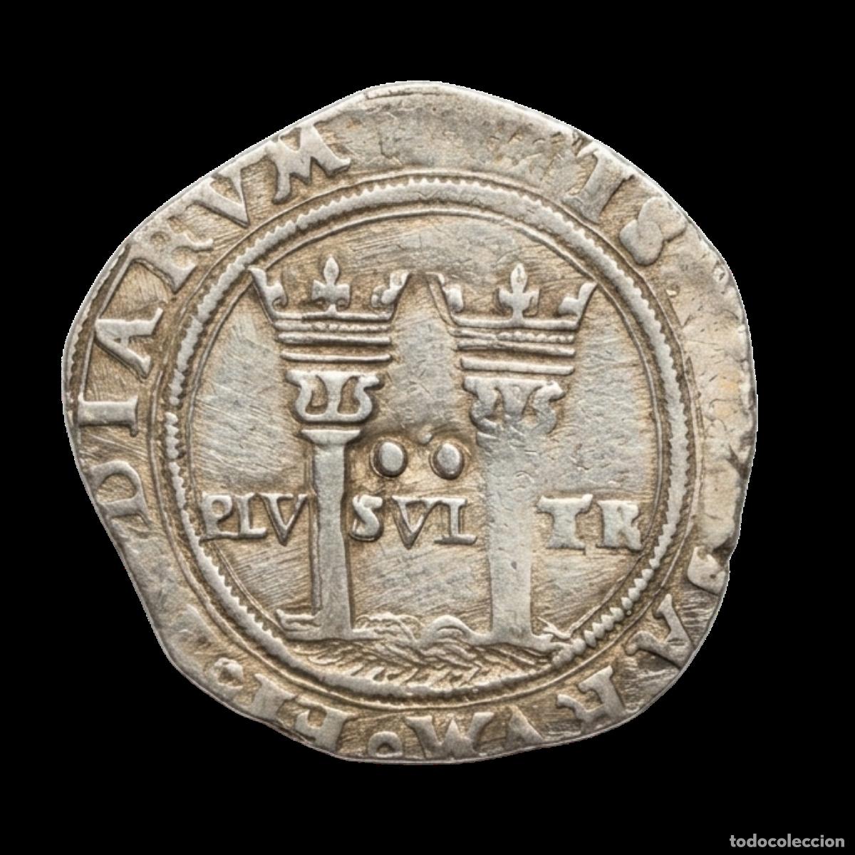 Monedas de Espa&ntilde;a: NT/ JUANA Y CARLOS 2 REALES MEXICO BONITO (E1002)