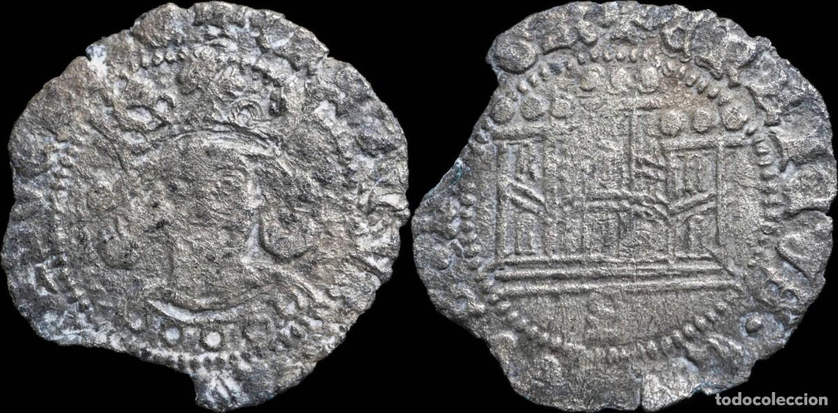 Monedas de Espa&ntilde;a: 1/2 Cuartillo Henry IV, Sevilla Mint (BAU 1054.2) - 19 mm / 0.88 gr.