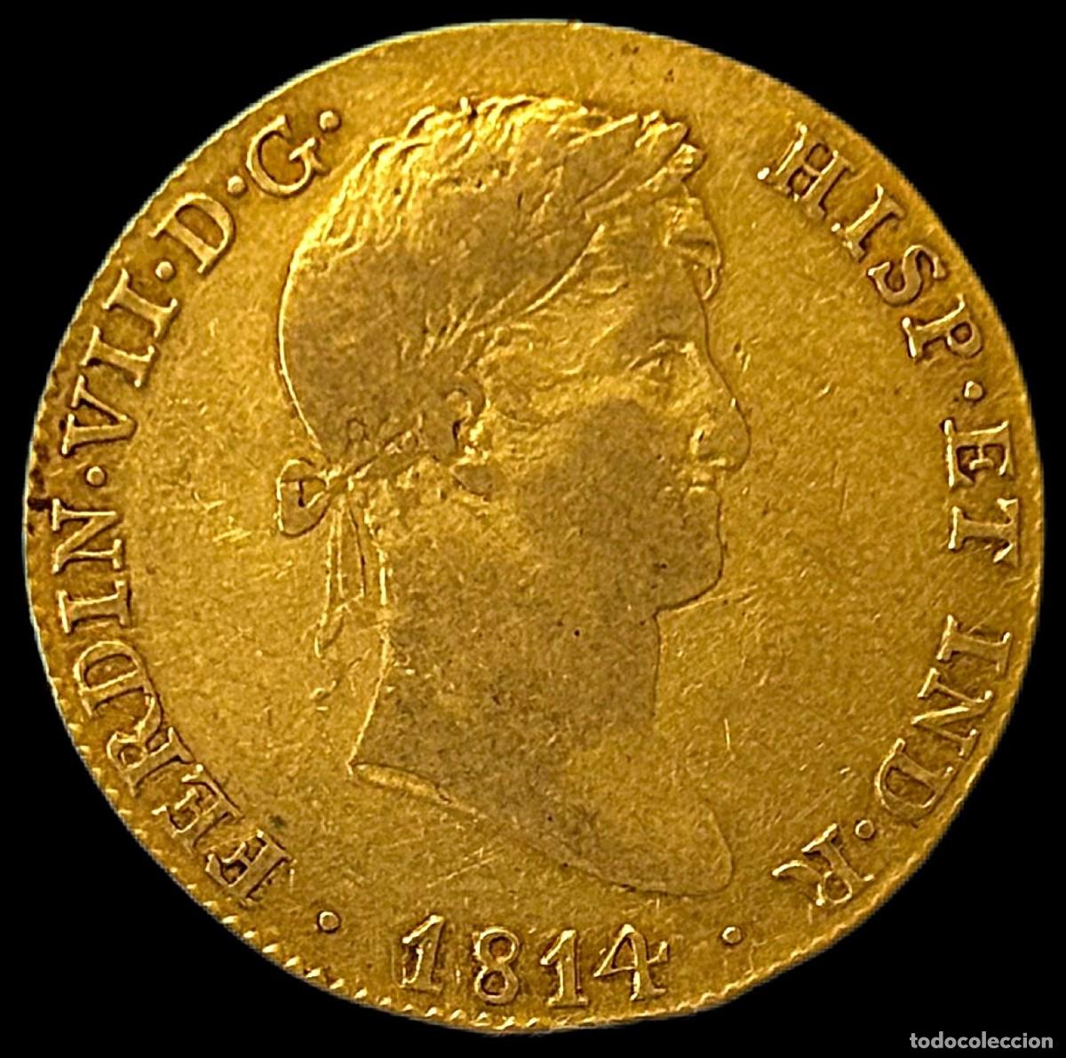 Monedas de Espa&ntilde;a: 4 Escudos Fernando VII Madrid