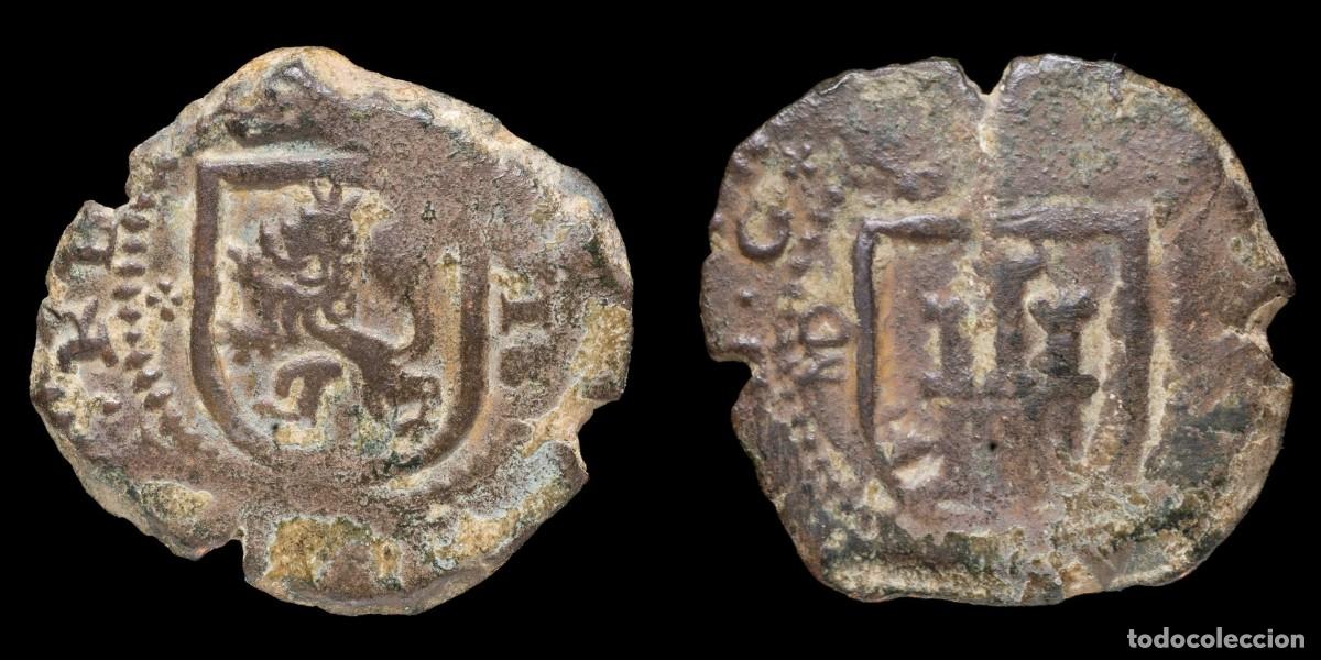 Monedas de Espa&ntilde;a: 1618, 8 Maravedis Philips III, Madrid Mint - 24 mm / 8,03 gr.