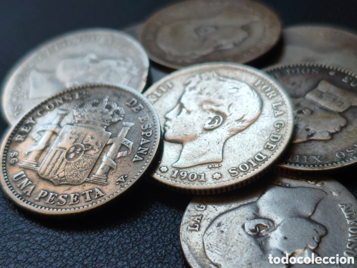 Monedas de Espa&ntilde;a: Lote monedas peseta Plata (precio por unidad)