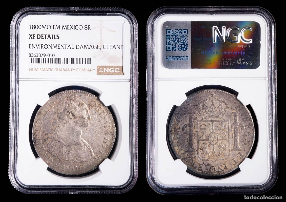 Monedas de Espa&ntilde;a: 1800, 8 Silver Reales Charles IV, Mexico Mint (Assayed FM) NGC