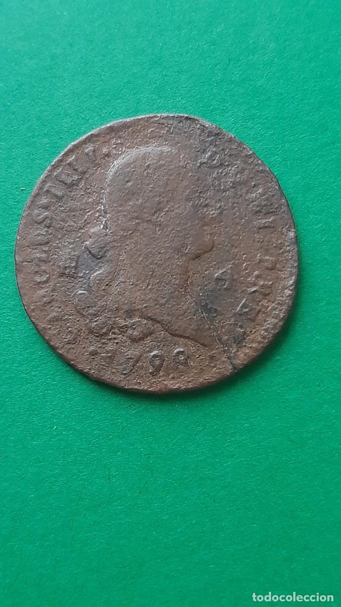 Monedas de Espa&ntilde;a: (CARLOS IV)(1798) 4 MARAVEDIS SEGOVIA