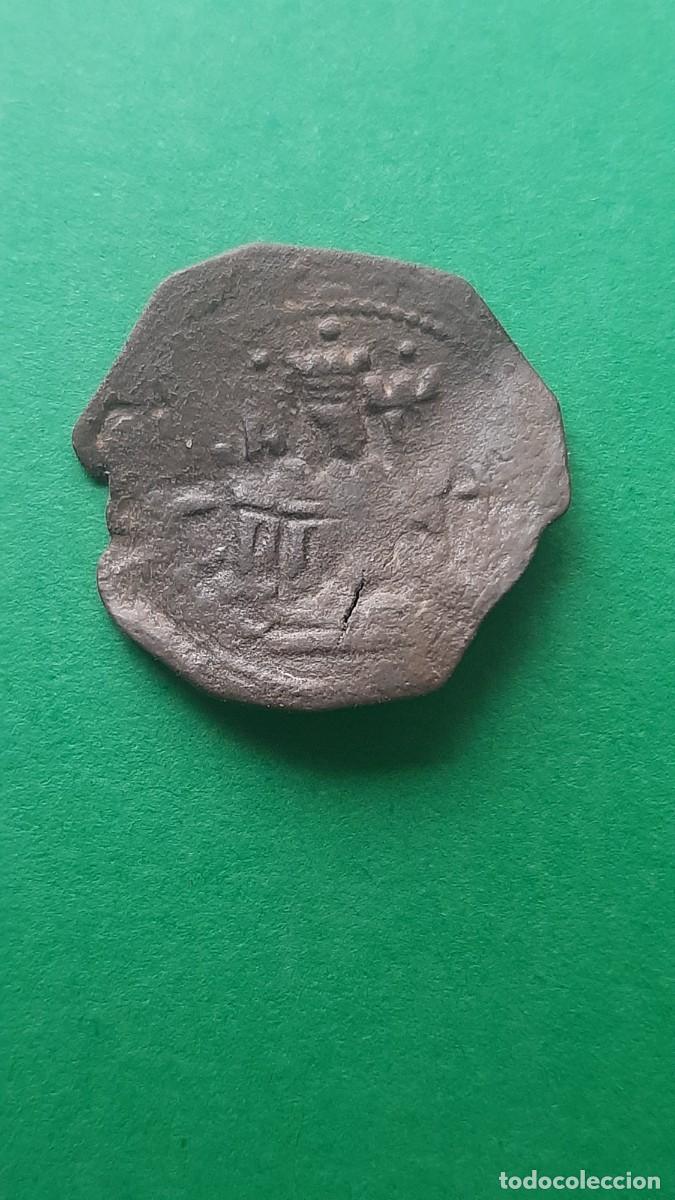 Monedas de Espa&ntilde;a: (FELIPE II)(SIN FECHA) 2 MARAVEDIS CUENCA(C) (A+) GRANADA ENCIMA DEL LE&Oacute;N