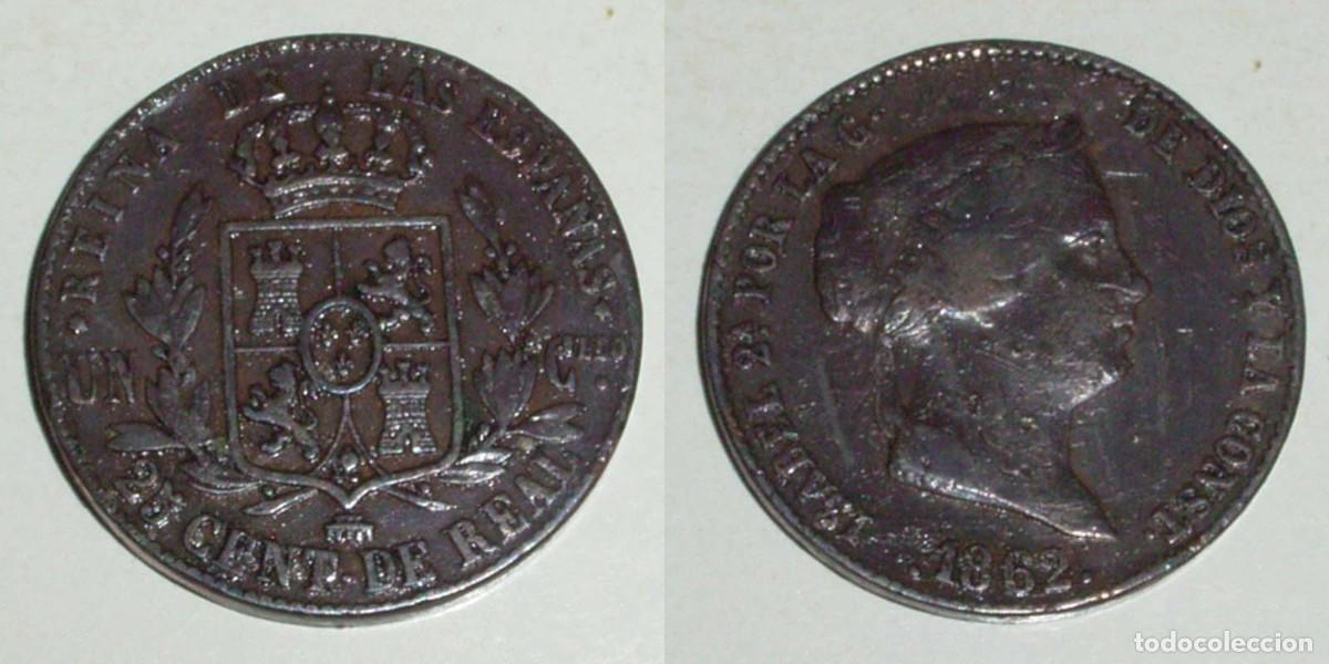 Monedas de Espa&ntilde;a: 25 Ctmos. de Real 1862 Segovia