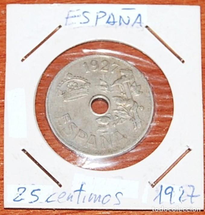 Monedas de Espa&ntilde;a: 25 CENTIMOS DE 1927 ALFONSO XIII 1927 MBC