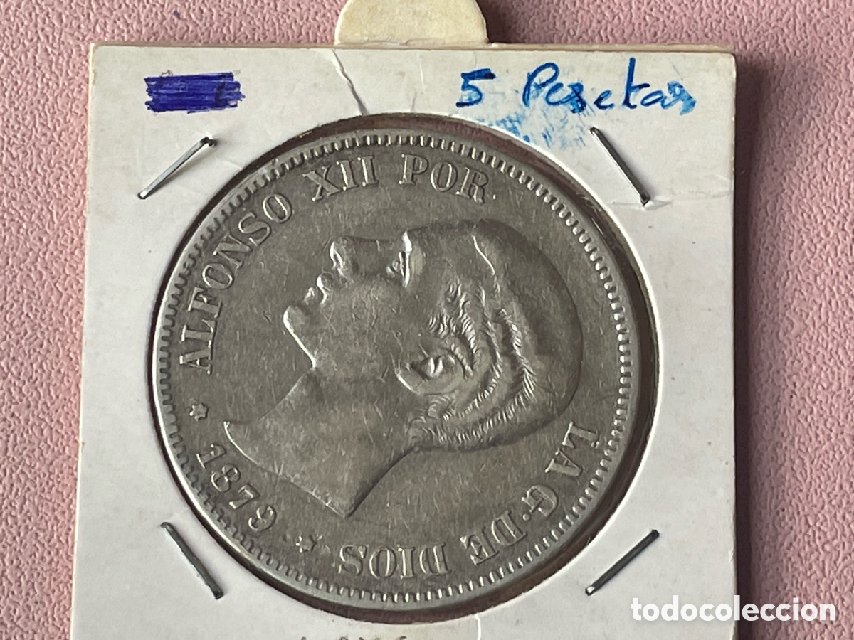 Monedas de Espa&ntilde;a: 5 Pesetas Alfonso XII 1879 *18-79* EM &mdash; Plata