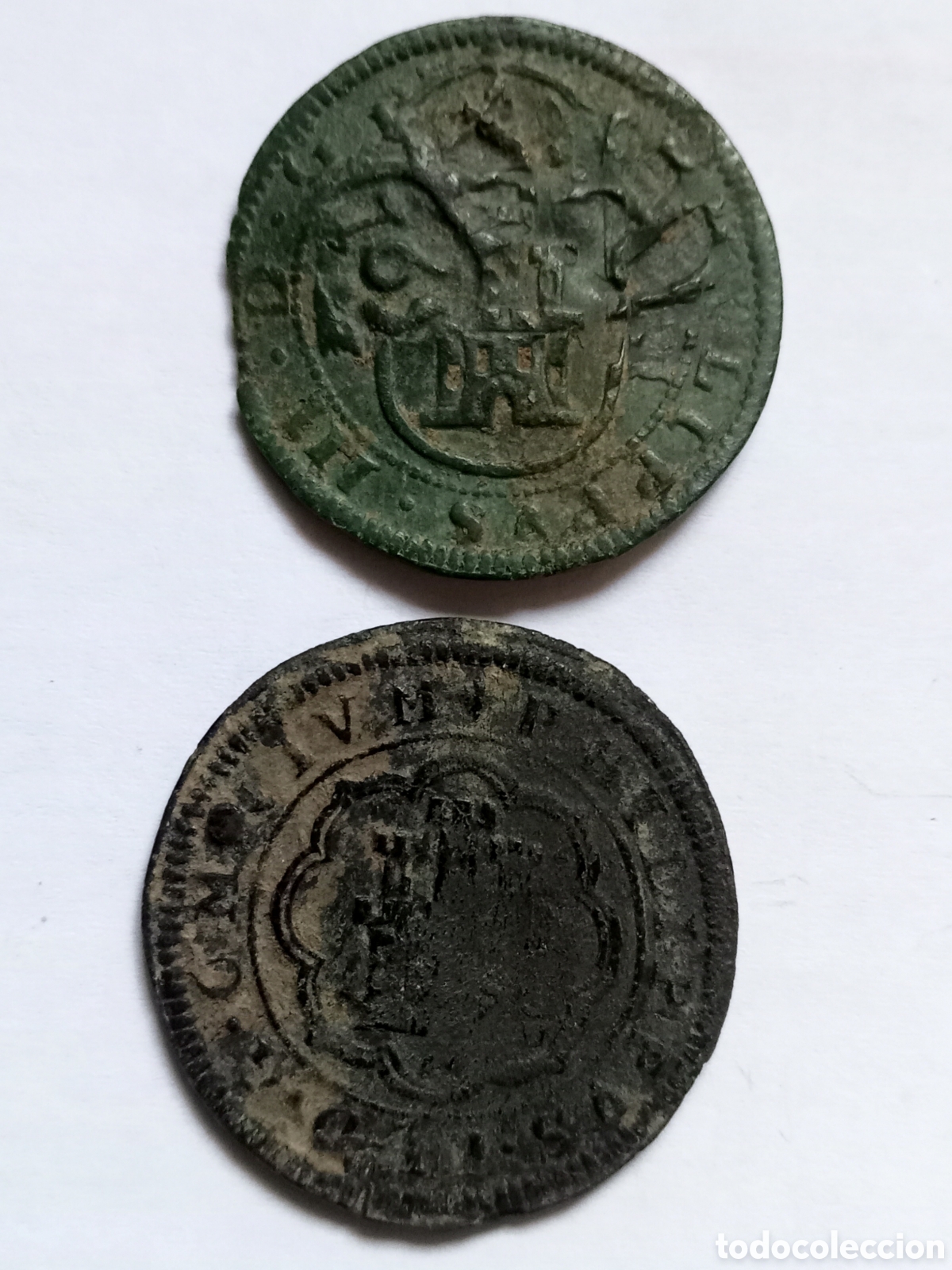 Monedas de Espa&ntilde;a: FELIPE III - SIGLO XVII - 8 MARAVEDIES (RESELLADOS)