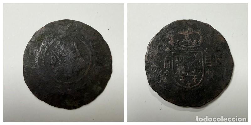 Monedas de Espa&ntilde;a: MONEDA. 4 MARAVED&Iacute;S DE FELIPE V. CECA DE SEGOVIA. LEER