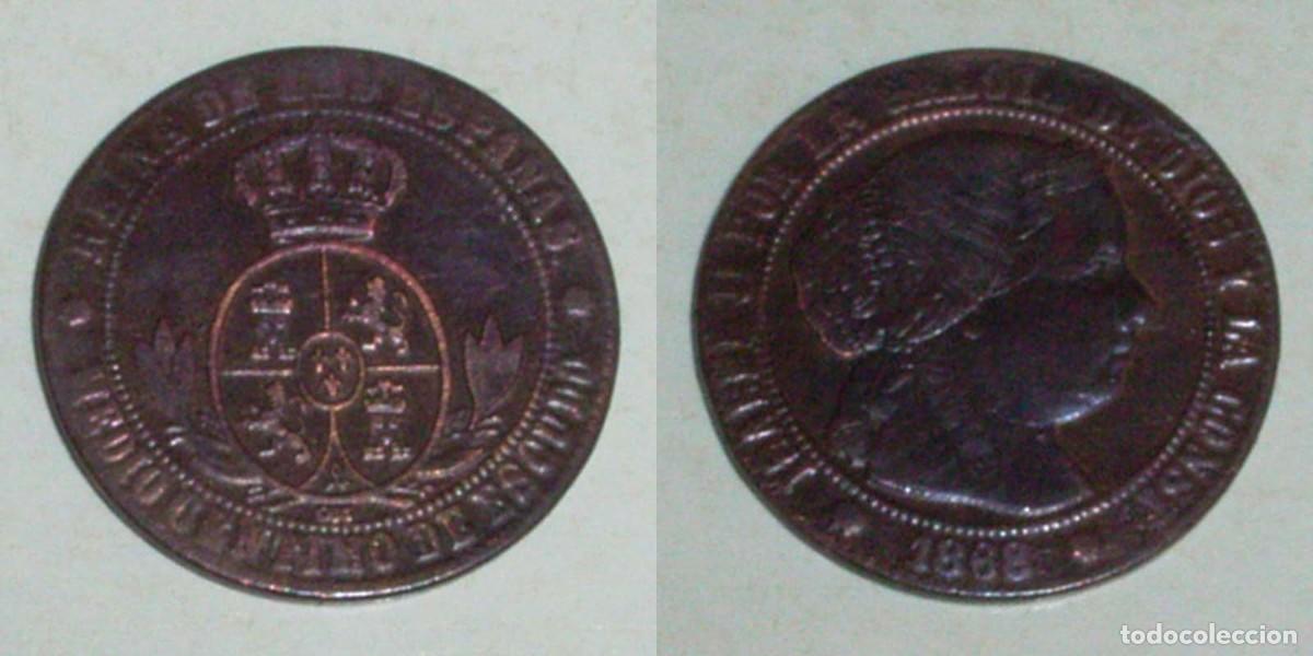 M&uuml;nzen von Spanien: 1/2 Ctmo. Escudo 1868 Barcelona-OM