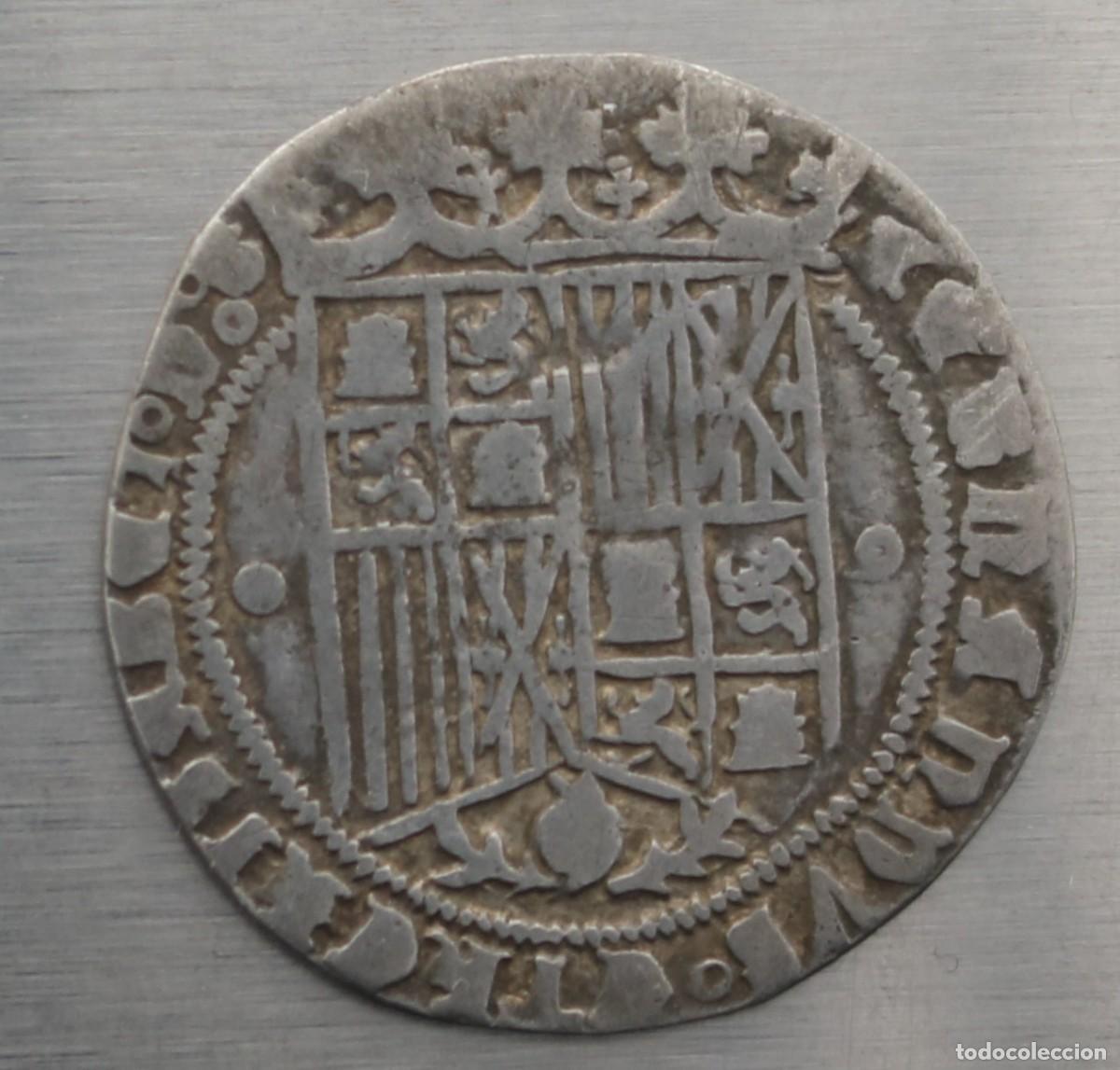 M&uuml;nzen von Spanien: REAL 1474-1504 REYES CATOLICOS. CECA GRANADA. 2,84 GR; 24,3 MM