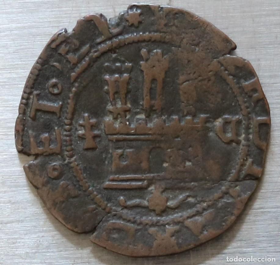Coins of Spain: 2 MARAVEDI 1474-1504 REYES CATOLICOS. CECA CUENCA. 3,16 GR; 22,8 MM