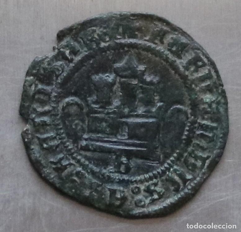 Coins of Spain: 2 MARAVEDI 1474-1504 REYES CATOLICOS. CECA BURGOS. 3,98 GR; 24,2 MM