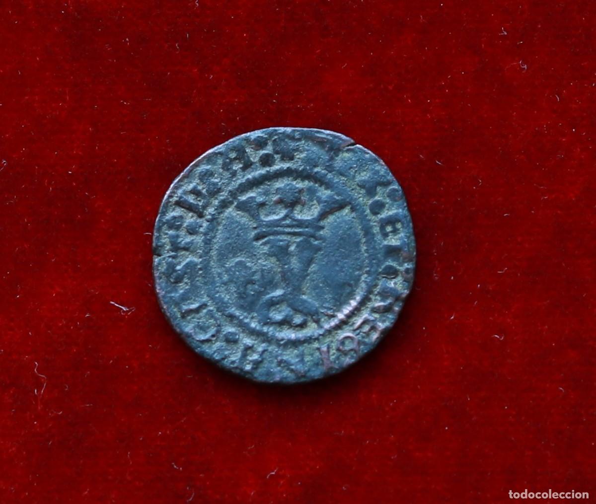 M&uuml;nzen von Spanien: BLANCA 1474-1504 REYES CATOLICOS. CECA TOLEDO. 1,69 GR; 19,2 MM