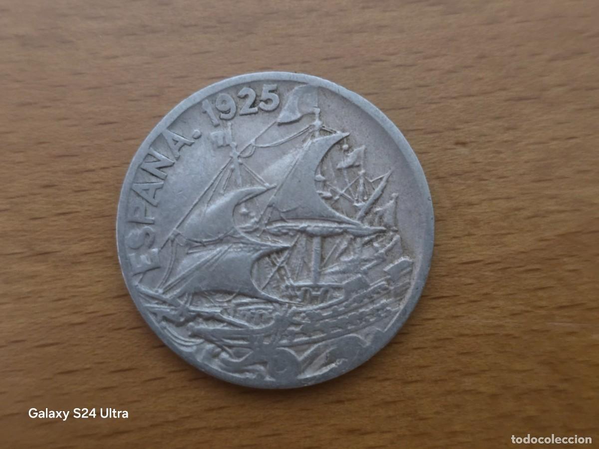 Monedas de Espa&ntilde;a: 25 C&Eacute;NTIMOS DE 1925....MUY BONITA.....LM025.....LA DE LAS FOTOS