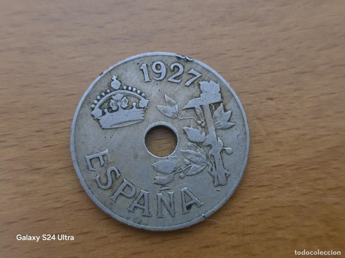 Monedas de Espa&ntilde;a: 25 C&Eacute;NTIMOS DE 1927....MUY BONITA.....LM026.....LA DE LAS FOTOS