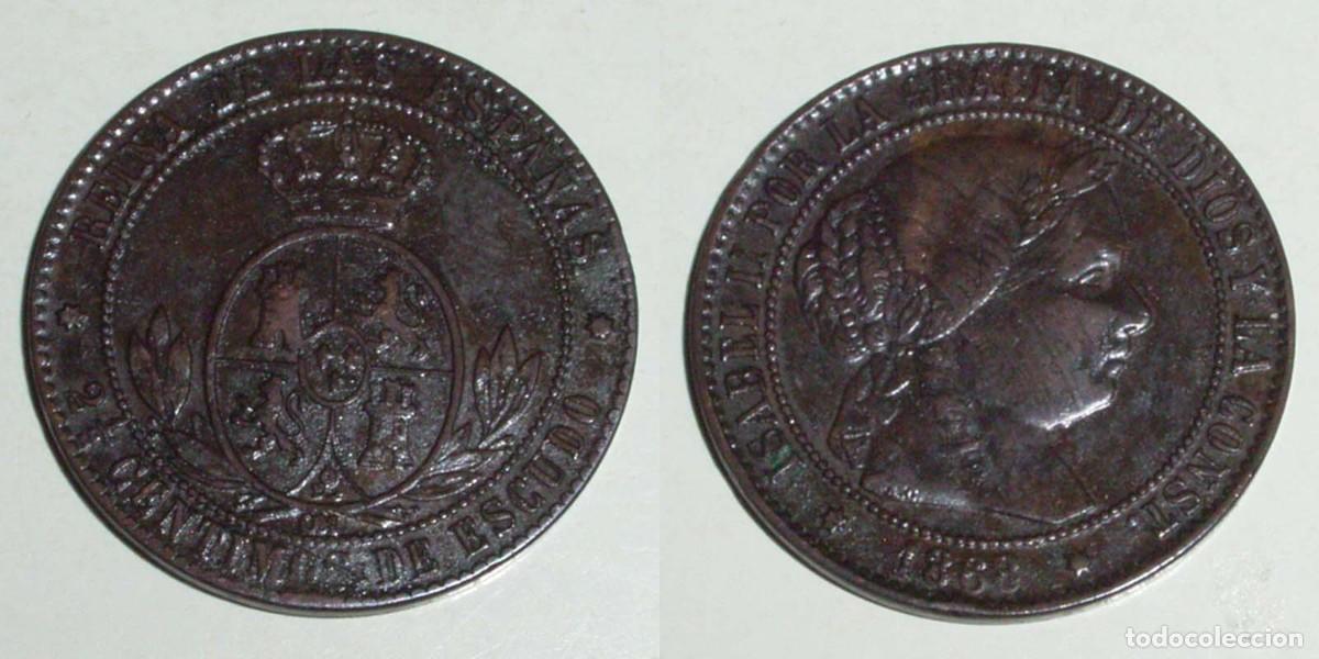 Monedas de Espa&ntilde;a: 2,5 Ctmos. Escudo 1868 Sevilla-OM