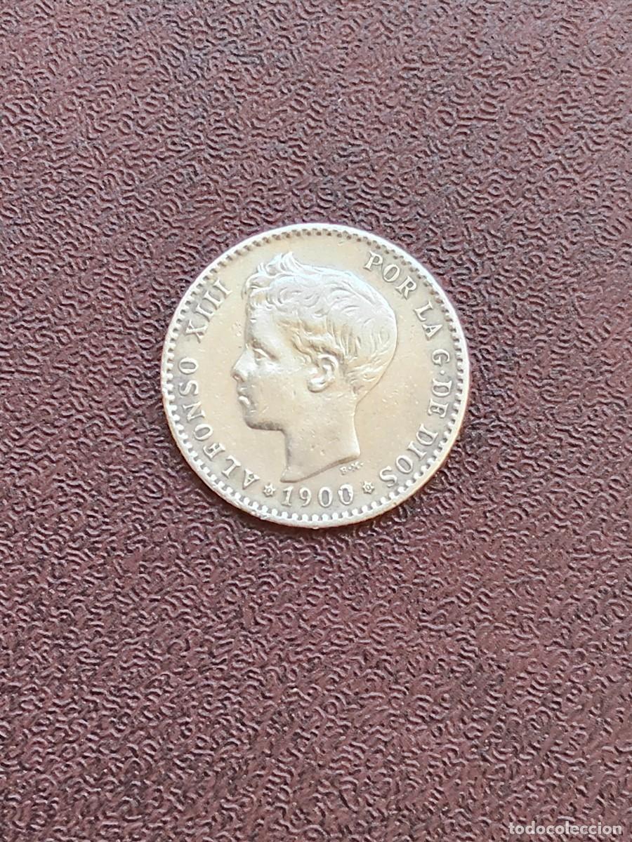 Monedas de Espa&ntilde;a: MONEDA DE 50 CENTIMOS DE ALFONSO XIII DEL A&Ntilde;O 1900*0-0 SM V..DE PLATA.