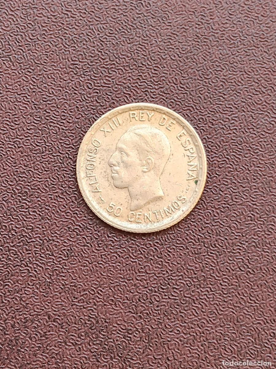 Monnaies d'Espagne: MONEDA DE 50 CENTIMOS DE ALFONSO XII DEL A&Ntilde;O 1926 PC S.DE PLATA.