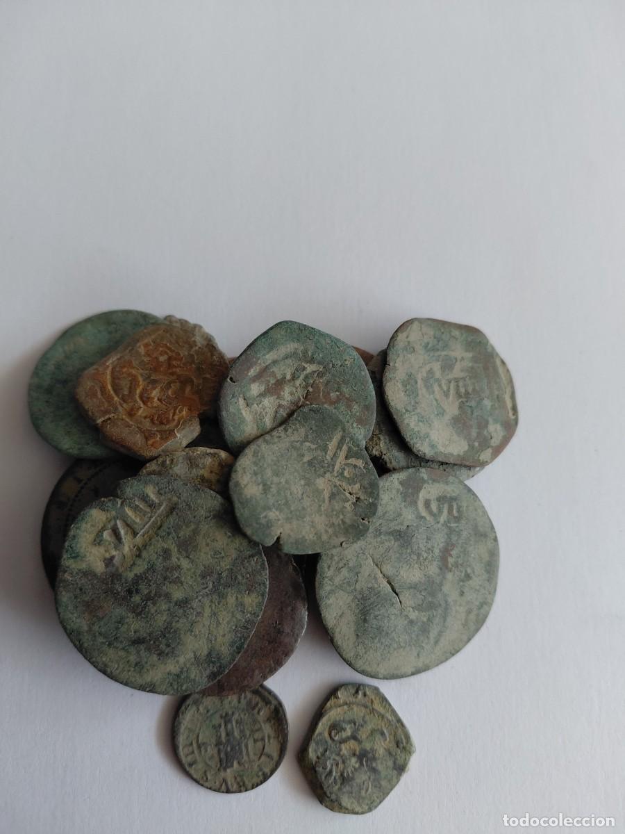 Monedas de Espa&ntilde;a: Lote n&uacute;mero 4 de 25 monedas espa&ntilde;olas a limpiar y clasificar. Oportunidad