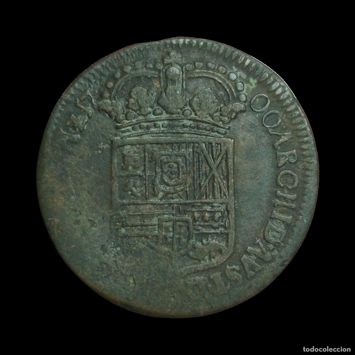 Monedas de Espa&ntilde;a: NT/ CARLOS II LIARD 1700 BRUJAS (E1069) - Foto 1