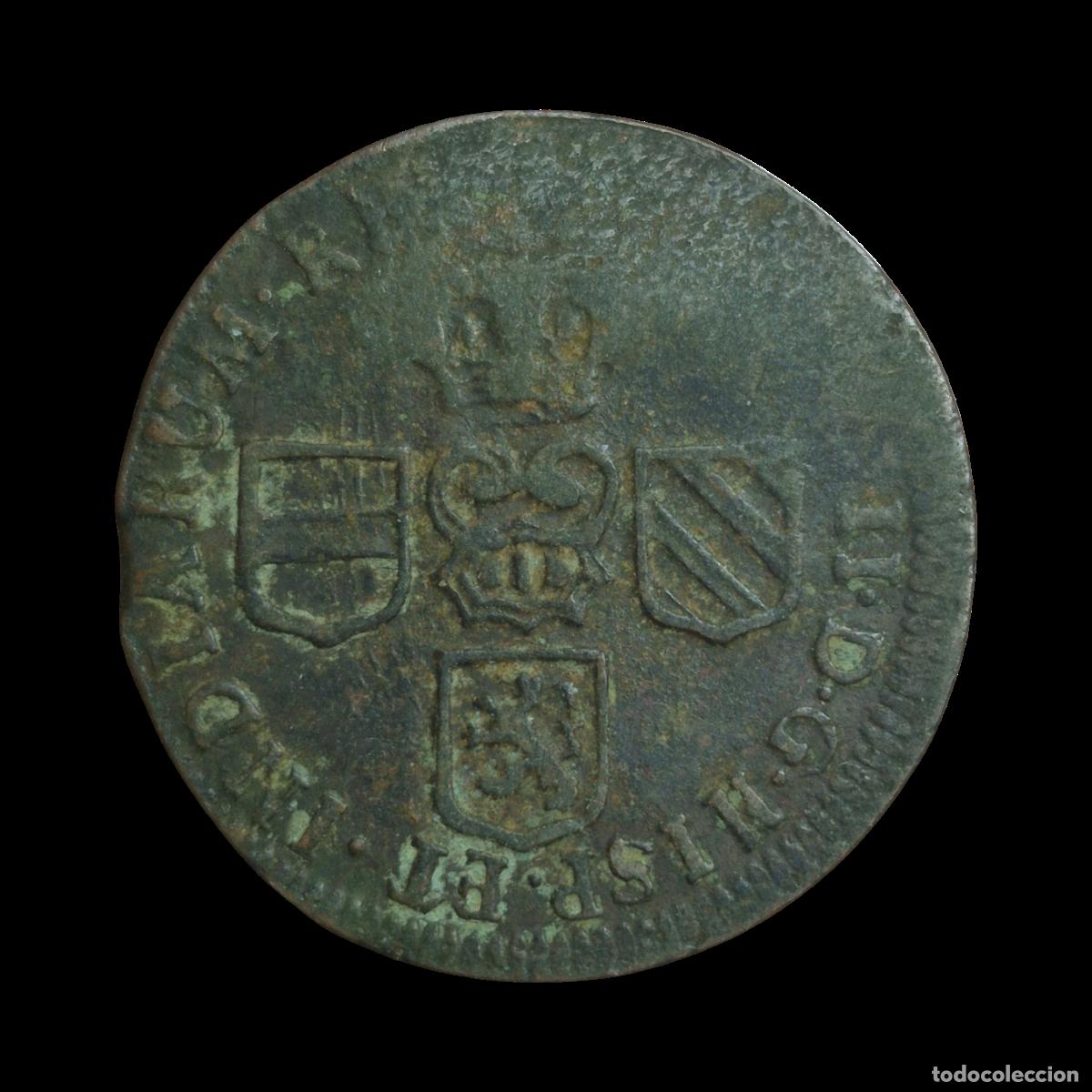 Monedas de Espa&ntilde;a: NT/ CARLOS II LIARD 1700 BRUJAS (E1069) - Foto 2